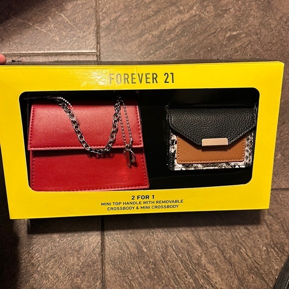 Forever 21 Bags 2 For Mini Top Handle With Removable Crossbody And